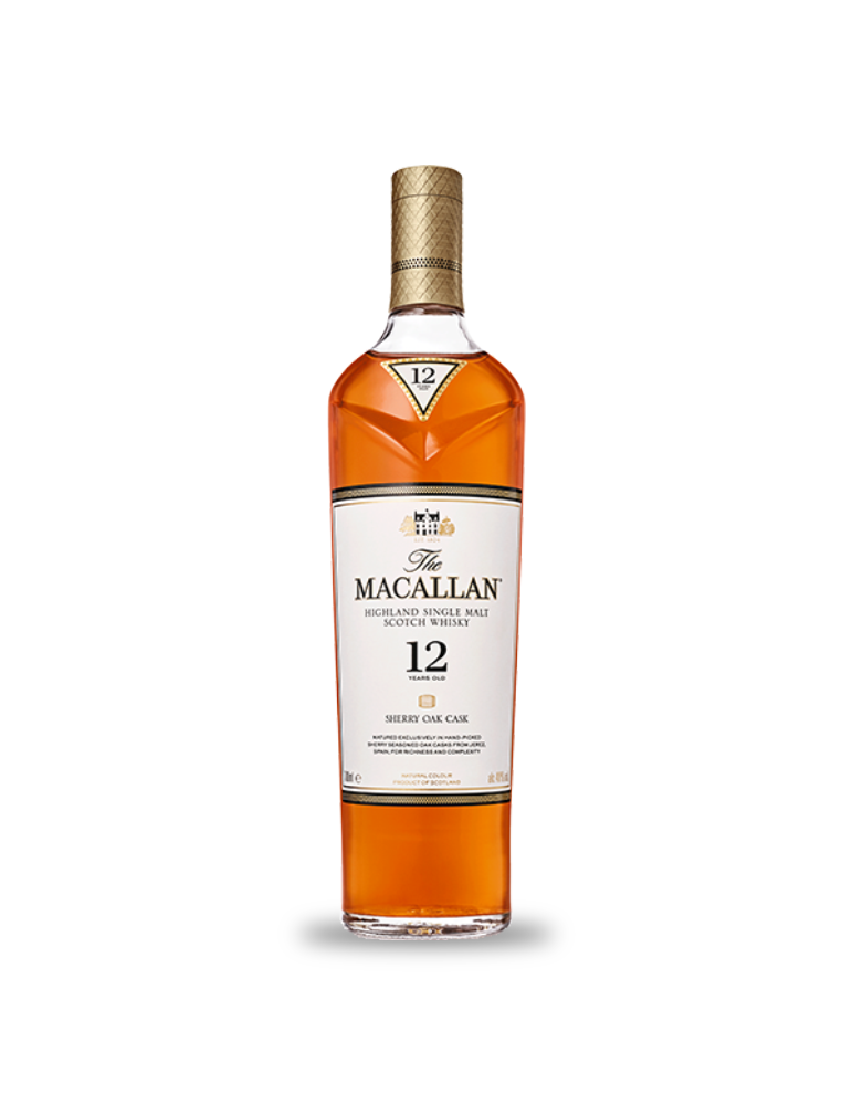 Macallan 12 yr Sherry oak Scotch 750ml