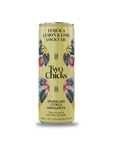 Two chicks citrus margarita 355 ml