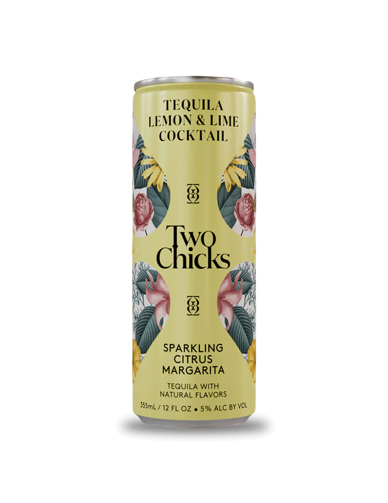 Two chicks citrus margarita 355 ml