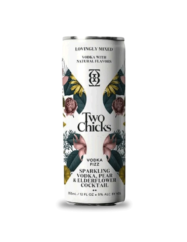 Two chicks sparkling vodka fizz 355ml